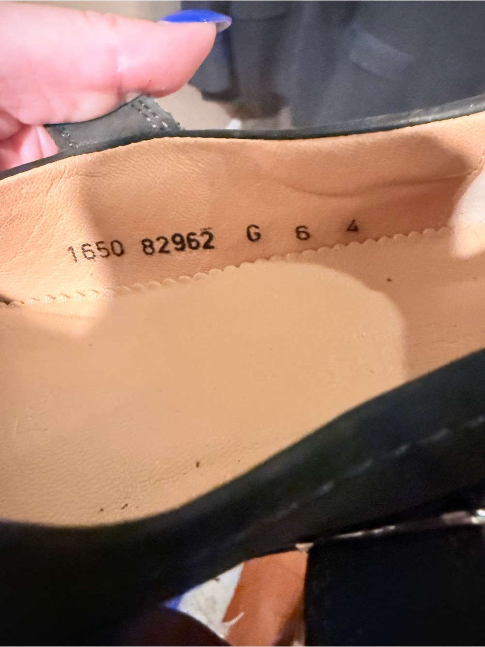 Hartjes Black Suede Mary Janes sz 9 EUC - Picture 9 of 9